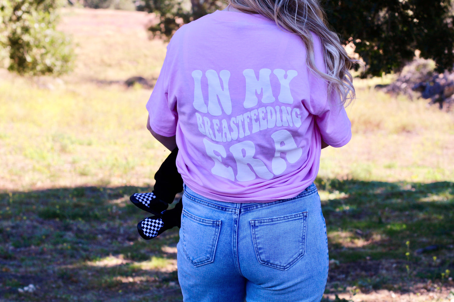 In my Breastfeeding Era shirt