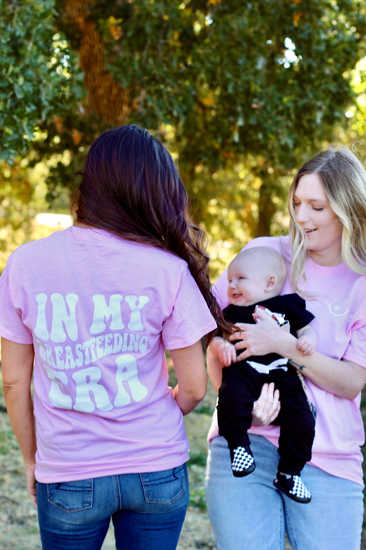 In my Breastfeeding Era shirt