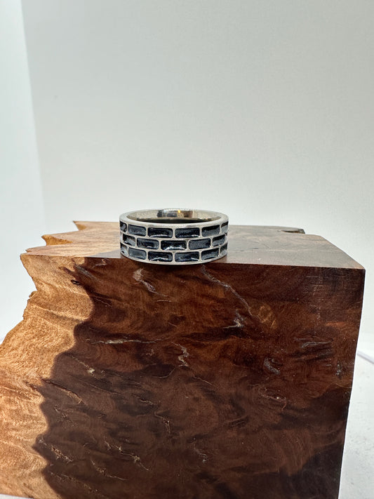 mens brick ring