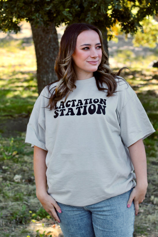 Lactation Station shirt