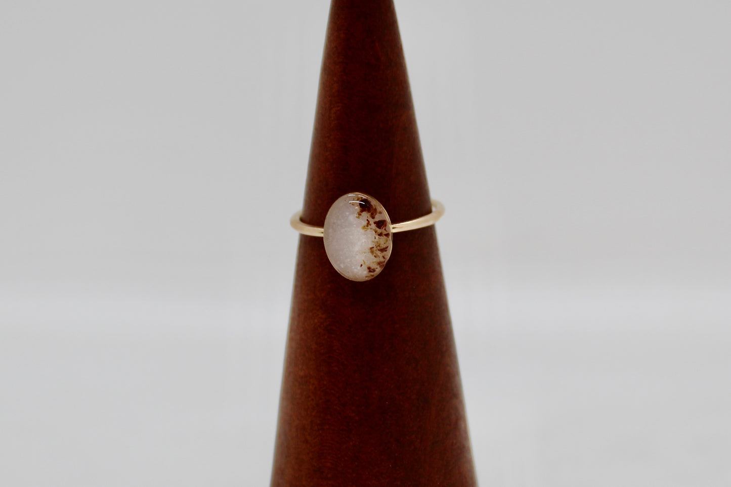 gold filled oval ring
