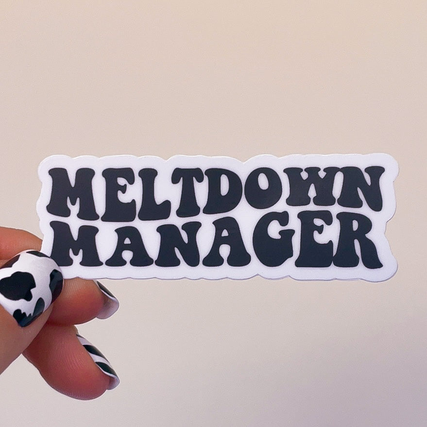 Meltdown Manager Sticker