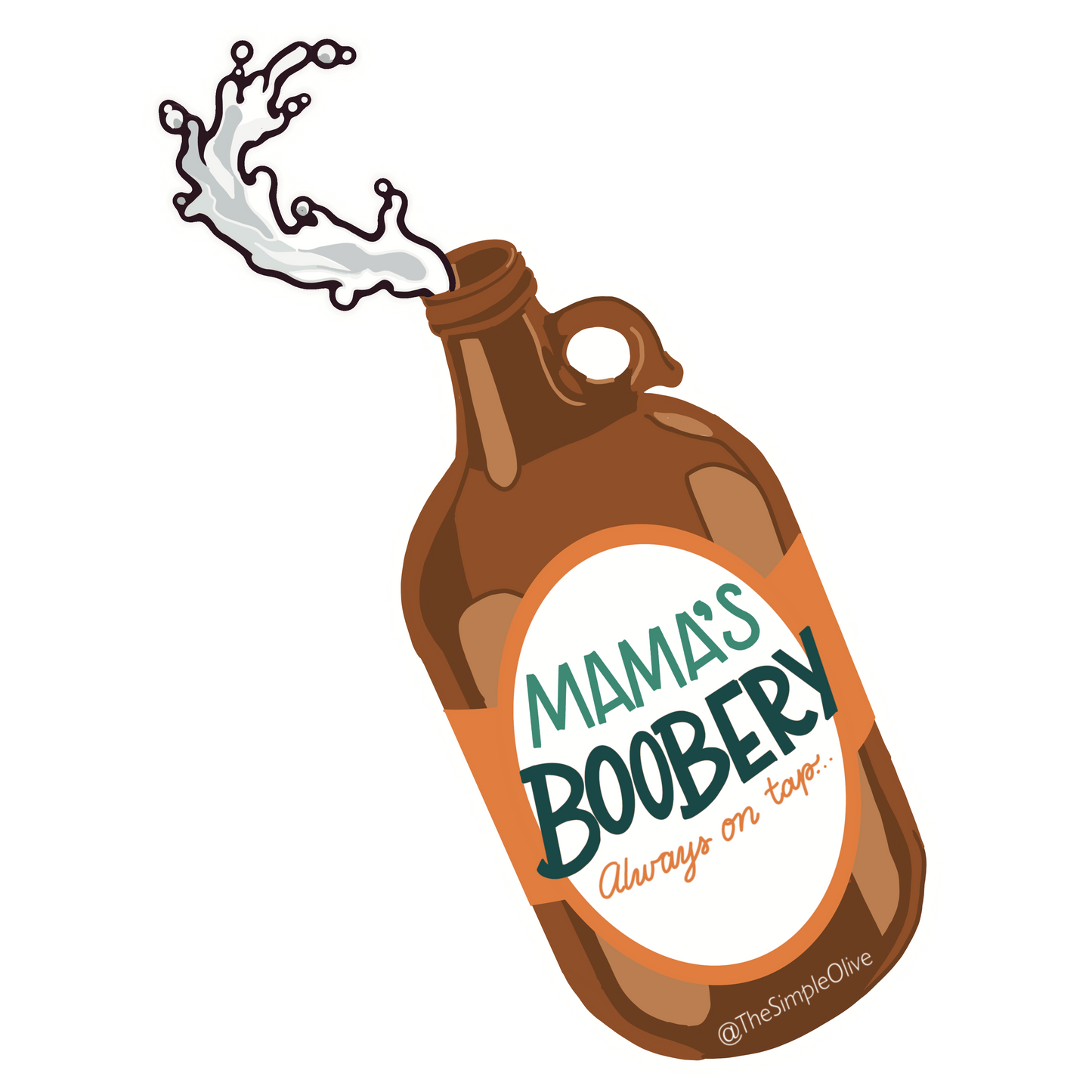 Mama's Boobery Sticker