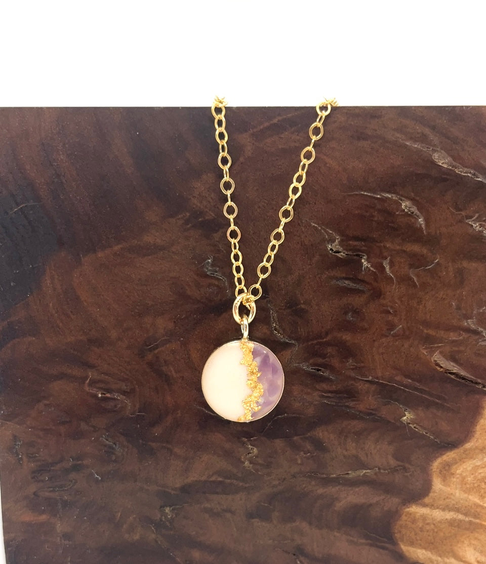 rose/gold filled necklace